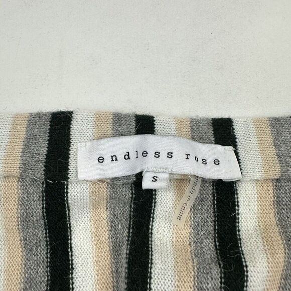 Endless Rose Off The Shoulder Sweater Blouse Top Bell Sleeve Sz S Rabbit Hair - Picture 3 of 5